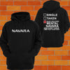 Nissan Navara Logo Hoodie - Chaotic Customs