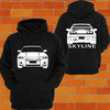 Nissan R33 Skyline Front and Back Hoodie - Chaotic Customs