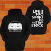 Toyota Supra A70 Facelift Hoodie (Front) - Chaotic Customs